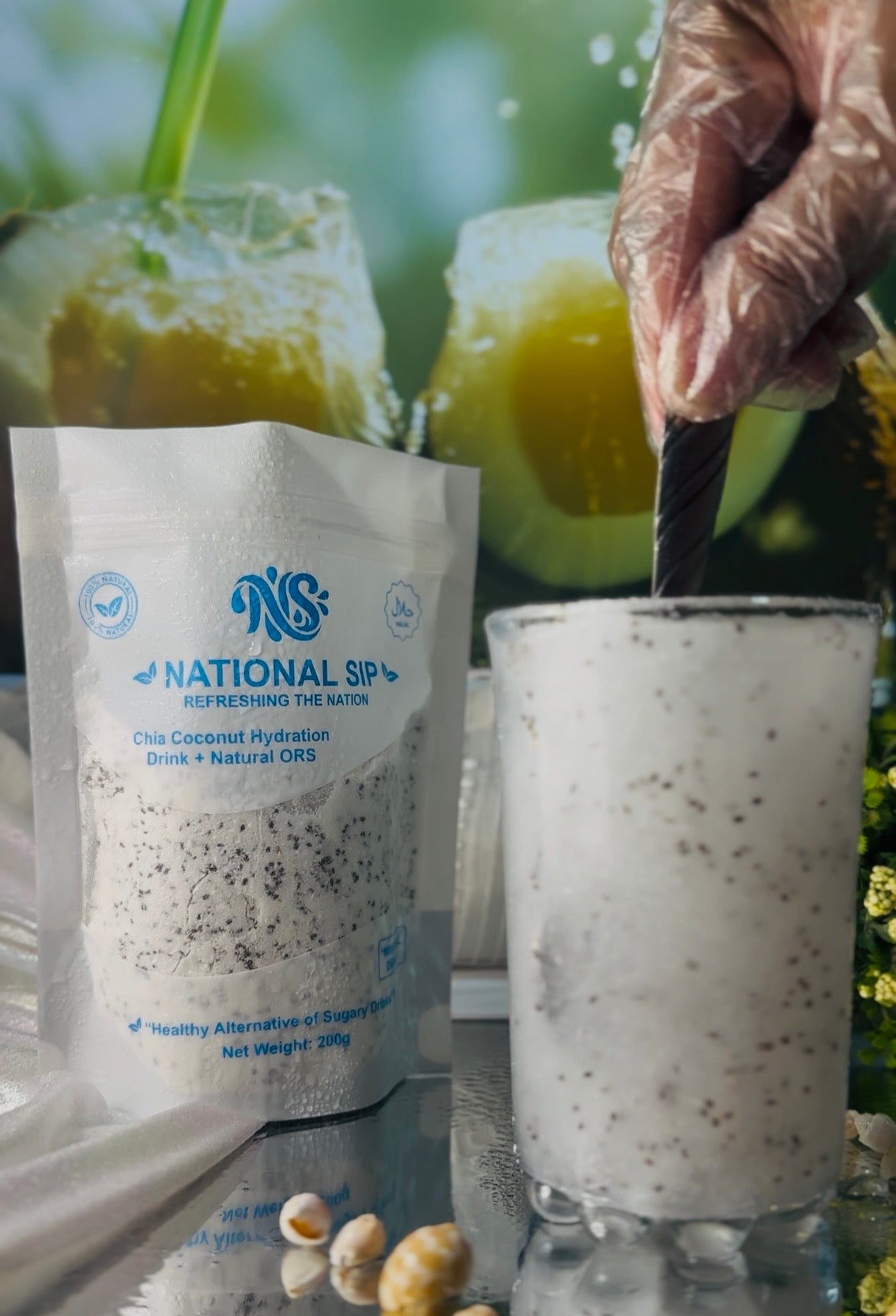 Coconut Chia Hydration Drink(200g)